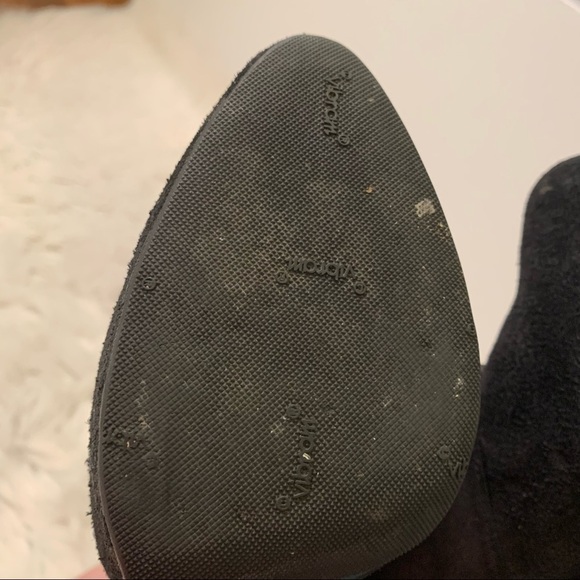 Elizabeth and James Reese Scrunch Heeled Black Boots - Picture 12 of 14